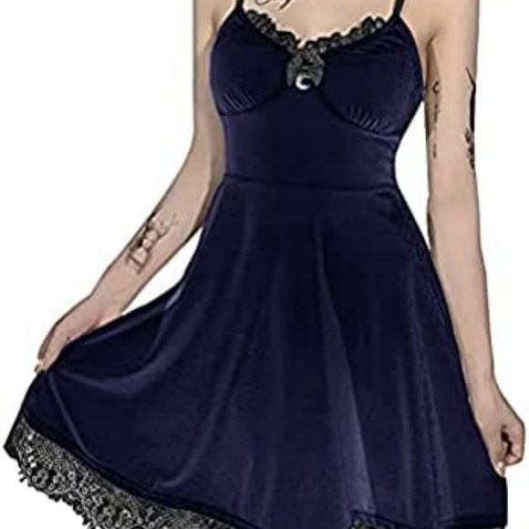 Women Romantic Casual Draped Clothes Dress - Picture 5 of 7